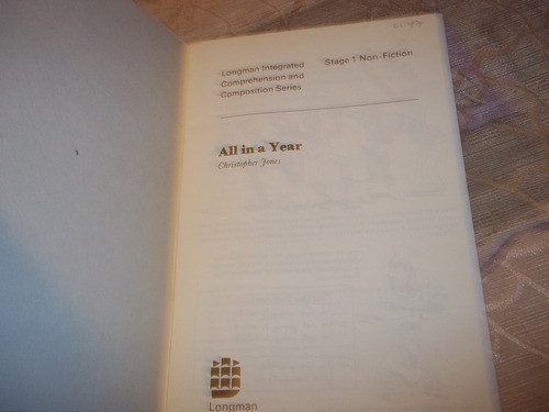 All In A Year - Stage 1 - Non Fiction - Christopher Jones 1