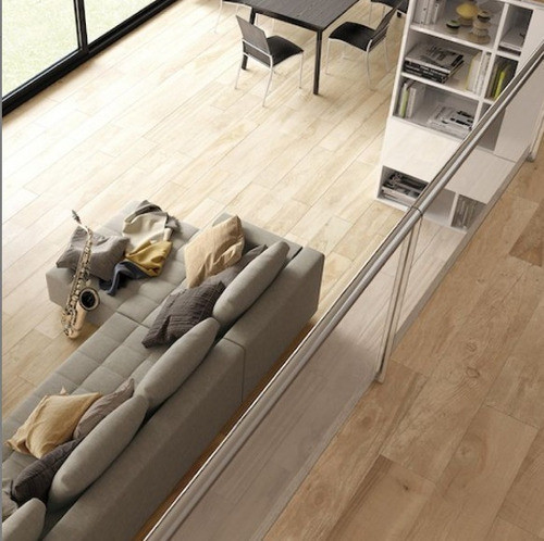 Porcelanato Borneo Roble Incepa Roca 19,5x120 Madera 1ra 1