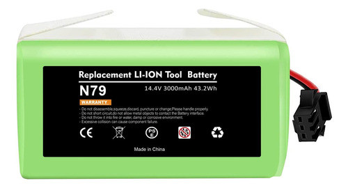 Batería 3000mah 14.4 V P/ Ecovacs Deebot Eufy Robovac Robot 0