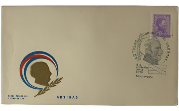 Uruguay Sobre Primer Día Artigas Cfu Sp1 0