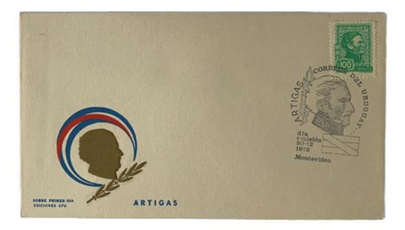 Uruguay Sobre Primer Día Artigas Cfu Sp1 1