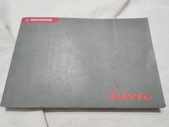 Manual Usuario Honda Civic Edición 1992 (original Japon) 0