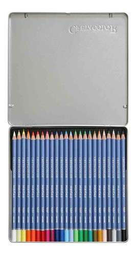 Lapis Aquarelavel Marino 24 Cores Cretacolor 0