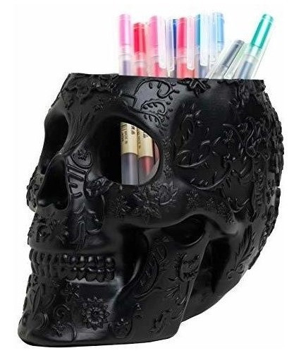 Pincel De Maquillaje De Calavera Extra Grande, Resina Fuerte 1