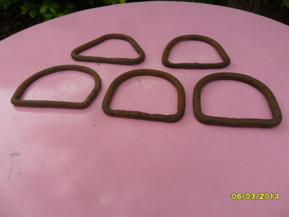 Lote Antiguas Argolla Cincha Caballo Hierro No Freno Estribo 1