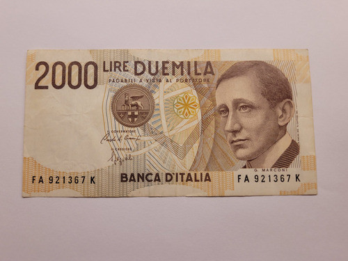 Cédula Estrangeira, 2000 / Itália 0