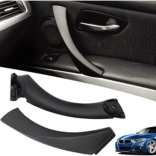 Tirador De Puerta Derecha Negro Para Bmw 2005-2012 0