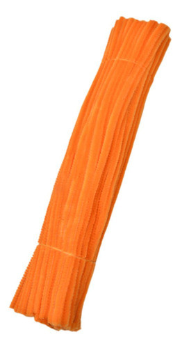 100x Limpadores De Tubos Haste Torção Varas Laranja 0