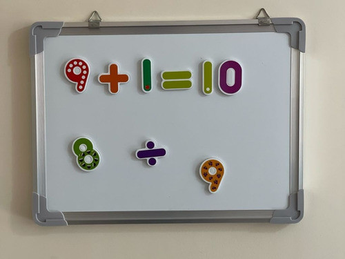 Quadro Magnético Branco Dupla Face 40x30cm 1