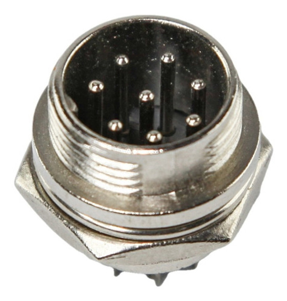 Juego Conector Ficha Din Metal Macho Hembra 8 Pines Mic Htec 1