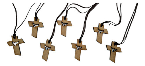 Cruz Espiritu Santo En Mdf De Mm Por50  Unidades De  4x 3 Cm 0