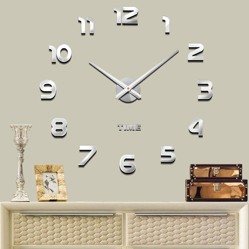 Mintime Reloj De Pared Grande Funciona Con Pilas Para Sala D 0