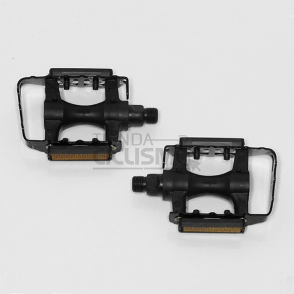 Pedales Bicicleta Mtb Aluminio Rosca 9/16 Rod Bolillas 1