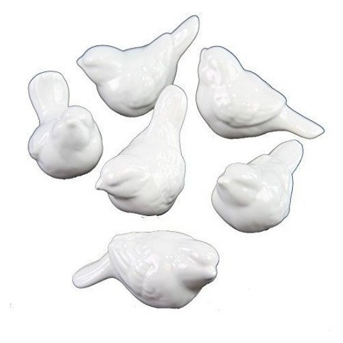 Creative Coop Cottage Chic Ceramic Birds En Caja De 25 Pulga 0