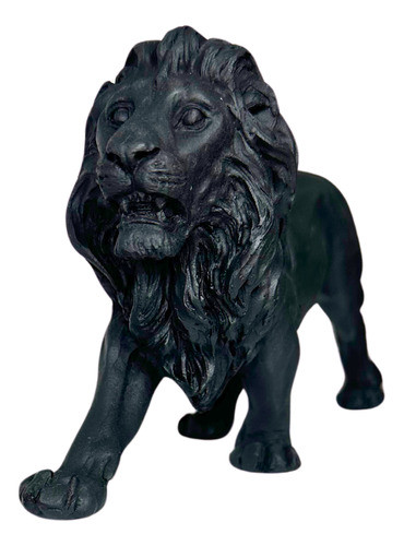 Leão Estatueta Decorativa Escultura Decoração Sala Quarto 0