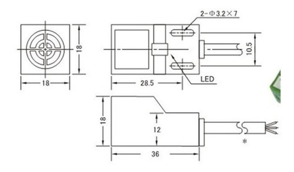 Reemplazo Para Sensor Inductivo Tl-q5mc1-z 1