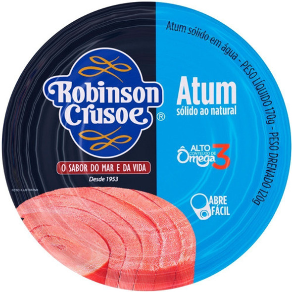 Atum Sólido Ao Natural Robinson Crusoé 170g - 24 Unidades 1