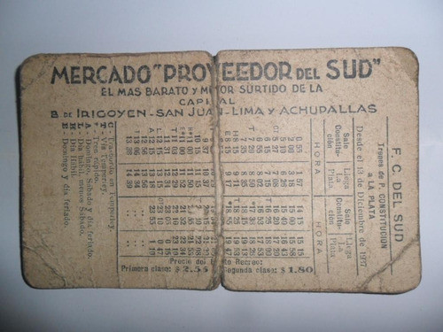 F.c.del Sud Ferrocarril Mercado Proveedor Del Sur Farmacia 1
