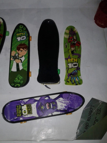 Patineta Skate Ben 10 Juguete Miniatura Mutantes Juego 1