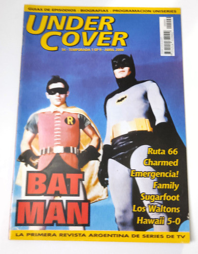Revista Under Cover Nro9 Batman Y Robin Charmed Los Waltons 0