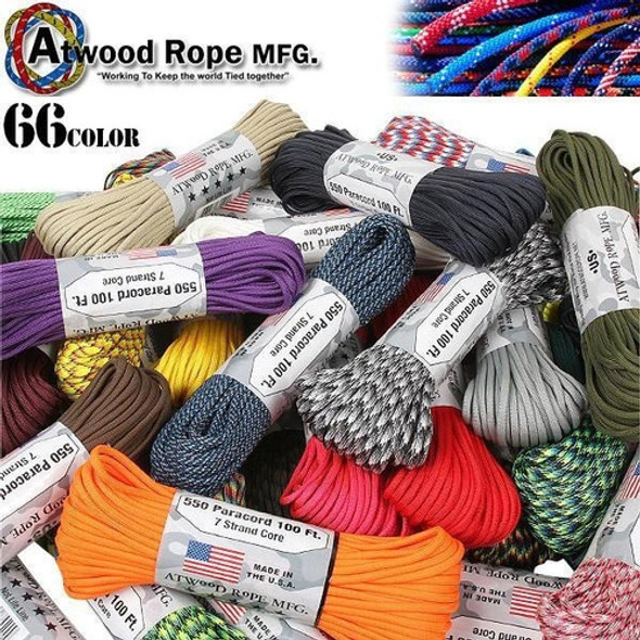 Paracord 550 - Rollo 30 M - Made In Usa - Cuchillos Y Cia. 1