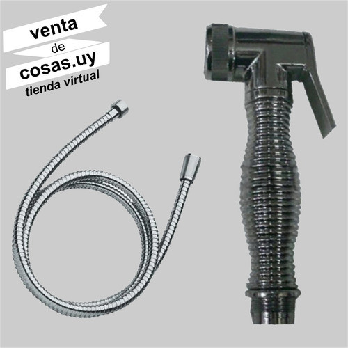 Ducha Salerno Teléfono Con Corte Incluye Manguera Y Soporte 1
