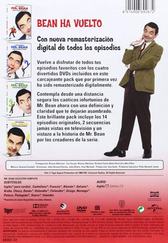 Dvd Mr Bean La Serie / Coleccion Completa 1