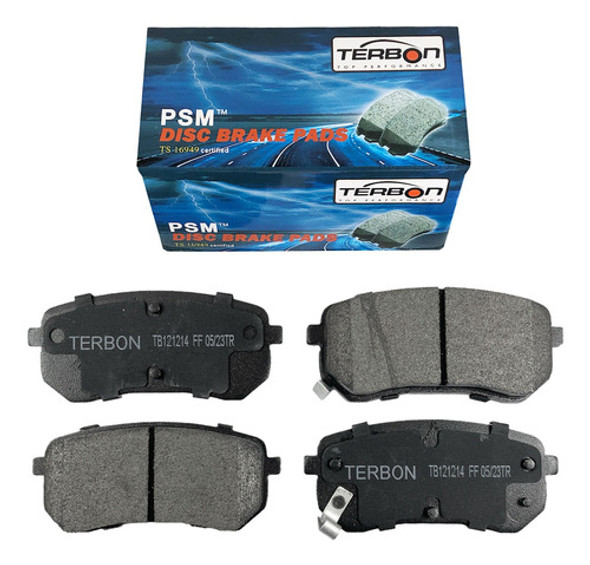 Pastillas Freno Terbon Hyundai Accent Trasera 2005-2010 0 Pastillas Freno Terbon Hyundai Accent Trasera 2005-2010 0