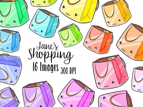 Cliparts Imagenes Png Bolsas Shopping Colores Pasteles Jk60 0