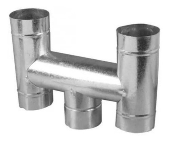 Sombrerete Hache H Chapa Galvanizada 5 Pulgadas 0