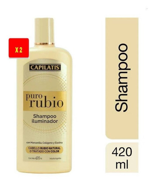 Shampoo Capilatis Iluminador Puro Rubio X 420ml 0