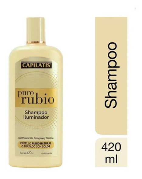 Shampoo Capilatis Iluminador Puro Rubio X 420ml 1