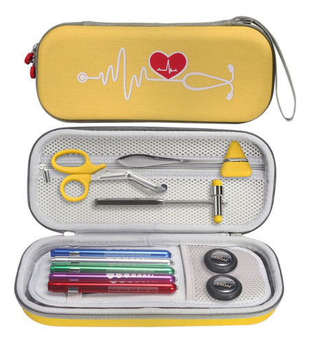 Caixa De Armazenamento De Estetoscópio Eva Shell Com Bolsos 0