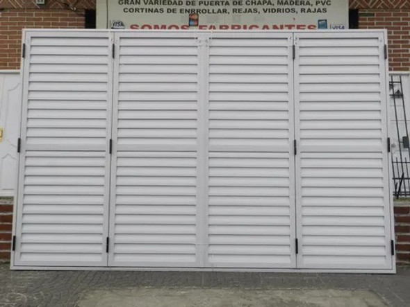 Postigon Aluminio 2 Hojas 180x50 Blanco 1