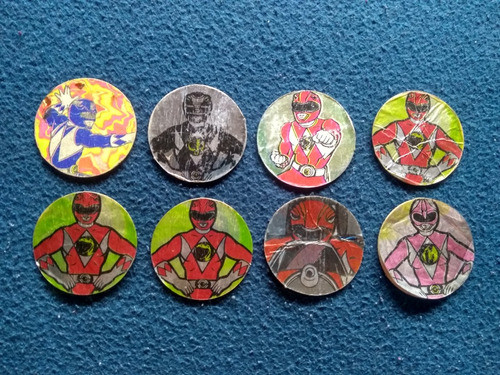 Lote 8 Tazos Power Rangers Cromy 0