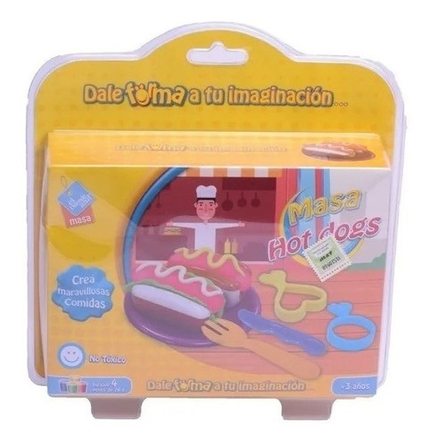 Juego De Masas Panchos Hot Dog Con Accesorios El Duende Azul 0