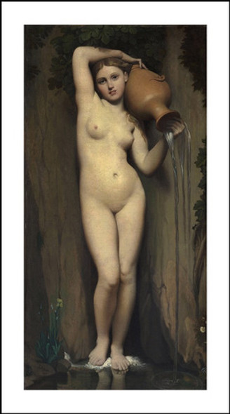 Lamina Fine Art La Fuente Dominique Ingres 50x90 M Y C 0 Lamina Fine Art La Fuente Dominique Ingres 50x90 M Y C 0