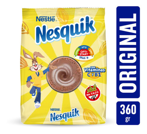 Pack X 36 Unid. Cacao  Optistart 360 Gr Nesquik 1