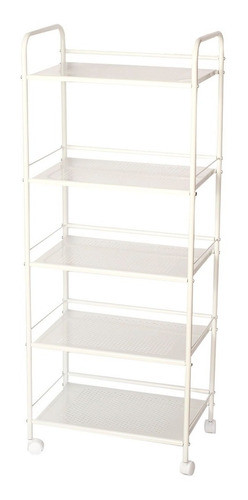 Estantería De 5 Niveles Blanco 125cm X 50cm X 32cm Hogar 0