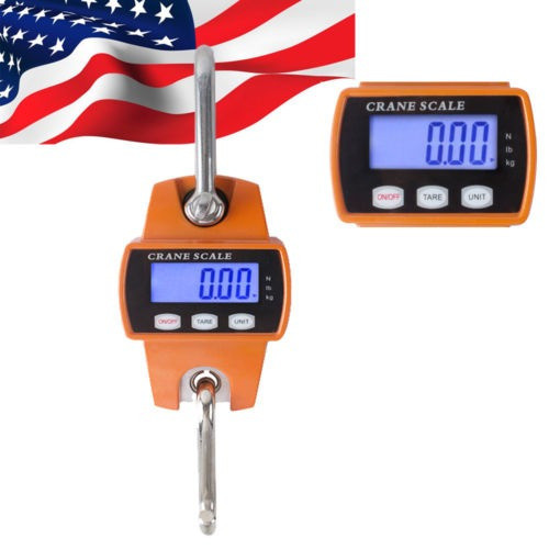 Digitales 300kg/660 Libras Grúa Escala Industrial Gancho Col 0