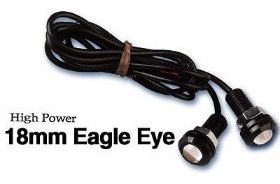 10 X Verde 18mm Ojo De Águila Niebla Led Drl Luces Reversas 1