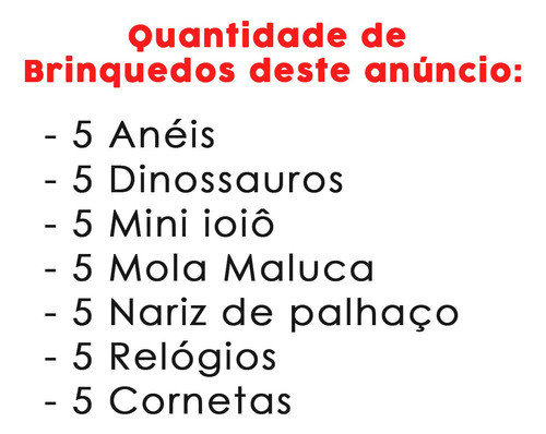 Kit Mimos Atacado Brinquedos 35 Itens Diversão Prendas 1