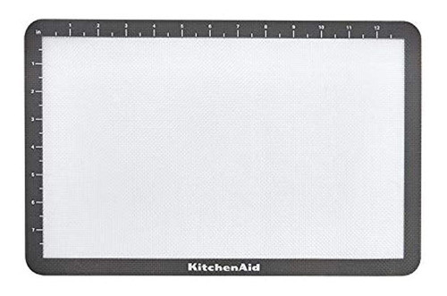 Tapete De Silicona Para Hornear Kitchenaid, 23 X 35 Cm, Gris 0