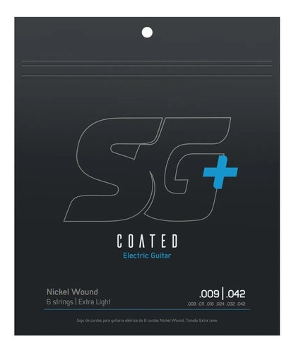Encordoamento Sg+ Guitarra 0.09 Nickel Extra Light 0