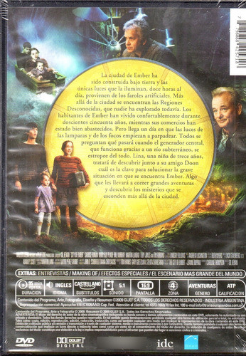 Ember La Ciudad Perdida - Dvd Nuevo Original Cerrado - Mcbmi 1