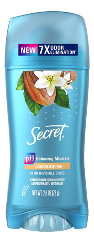 Antitranspirante Secret Cocoa Butter X 73 G 0