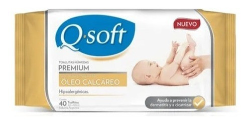 Q Soft Toallitas Con Óleo Calcáreo X 400 Unidades 0