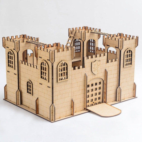 Castillo Fuerte Medieval - Fibrofacil - 40x30x22cm - Oferta! 1
