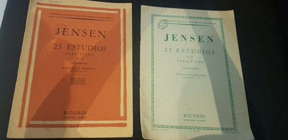 25 Estudios Para Piano Jensen : Fasciculo 1 Y 2 0