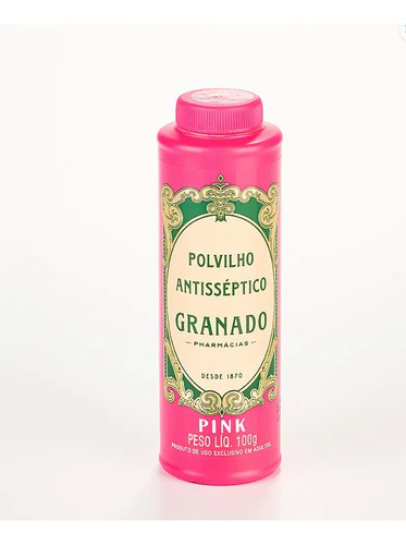 Talco Granado Em Frasco 100 G 0